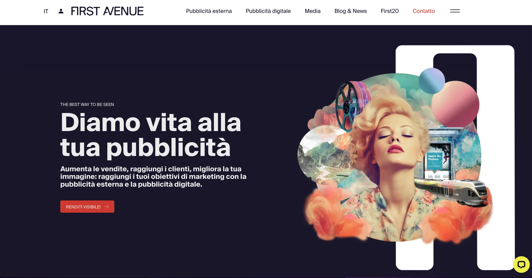 First Avenue Website nach dem Rebrand